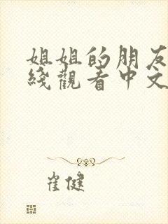 姐姐的朋友2在线观看中文字幕