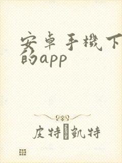 安卓手机下软件的app