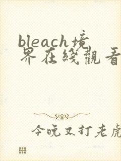 bleach境界在线观看免费全集