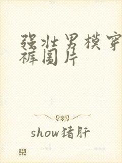 强壮男模穿三角裤图片