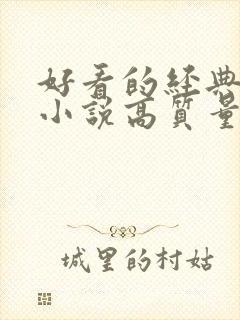 好看的经典言情小说高质量文笔好封面