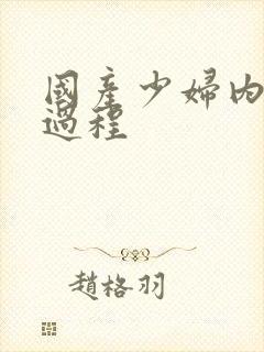 国产少妇内射全过程