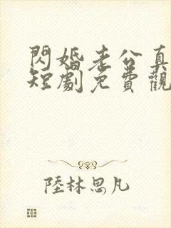 闪婚老公真给力短剧免费观看