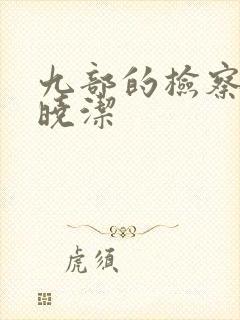 九部的检察官姜晓洁