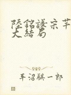 陆铭谦宋芊惠的大结局