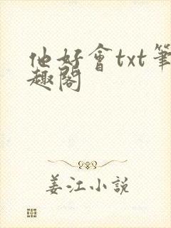 他好会txt笔趣阁