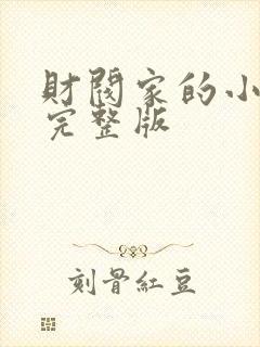 财阀家的小儿子完整版