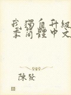 我独自升级第一季简体中文