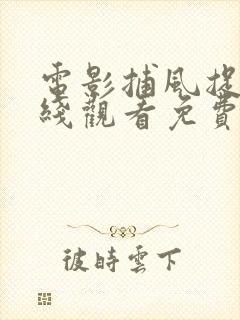 电影捕风捉影在线观看免费完整版高清