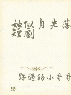 她似月光落我心短剧