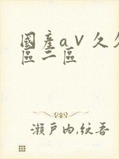 国产a∨久久一区二区