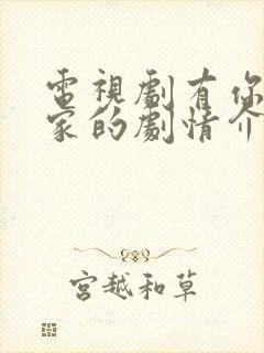 电视剧有你才有家的剧情介绍封面