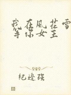 我在风花雪月里等你女主