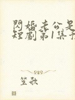 闪婚老公是总裁短剧第1集预告