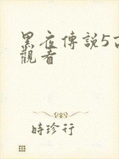 黑夜传说5高清观看