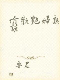 偷欢艳妇熟女小说