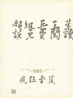 超级兵王叶谦小说免费阅读封面