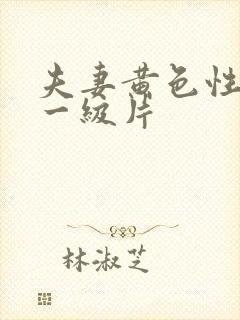 夫妻黄色性生活一级片