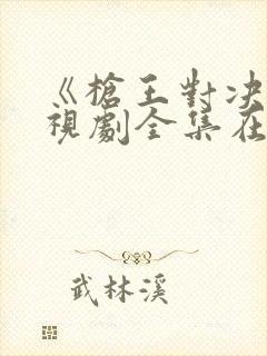 《枪王对决》电视剧全集在线观看