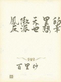 凤傲天里的黄毛反派也想幸福小说txt