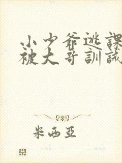 小少爷逃课打架被大哥训诫文