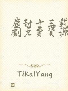 尘封十三载电视剧免费资源封面