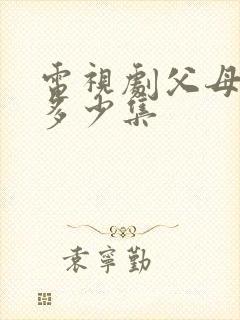 电视剧父母爱情多少集