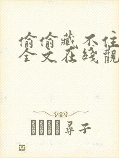 偷偷藏不住免费全文在线观看