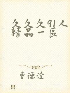 久久久91人妻精品一区