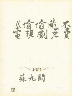 《偷偷藏不住》电视剧免费看