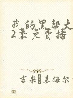 我的黑帮大佬第2季免费播