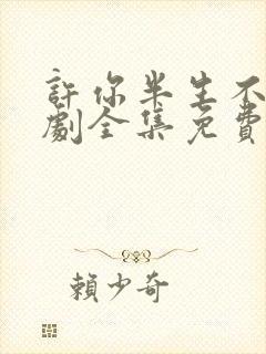 许你半生不见短剧全集免费播放