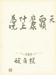 为什么白天尿少晚上尿频