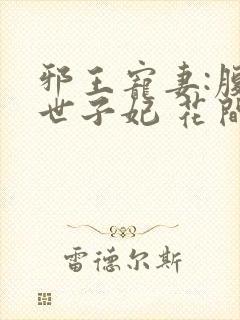 邪王宠妻:腹黑世子妃 花间雪