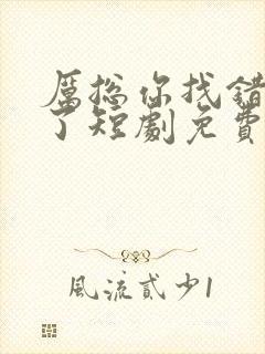 厉总你找错夫人了短剧免费在线观看