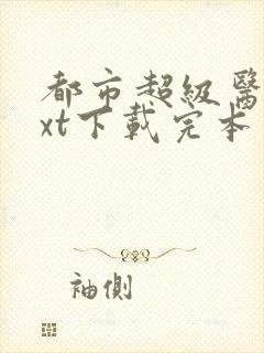 都市超级医圣txt下载完本