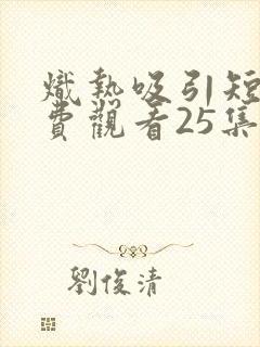 炽热吸引短剧免费观看25集