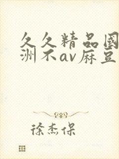 久久精品国产亚洲不av麻豆