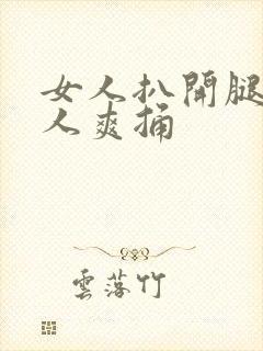 女人扒开腿让男人爽捅封面