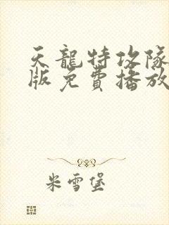 天龙特攻队国语版免费播放