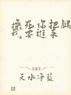 操死你把腿张开我要进来