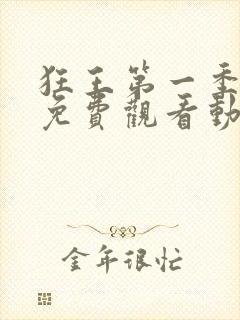 狂王第一季全集免费观看动漫版