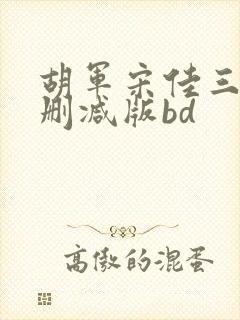 胡军宋佳三级未删减版bd