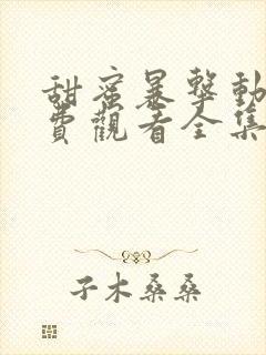 甜蜜暴击动漫免费观看全集第一季封面