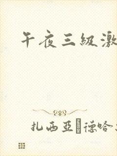 午夜三级激情片