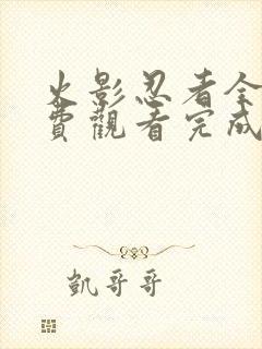 火影忍者全集免费观看完成版