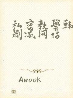 私密教学韩漫无删减网站