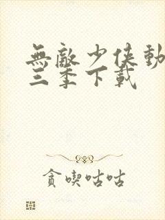 无敌少侠动漫第三季下载