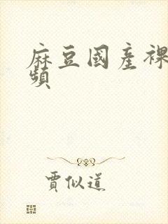 麻豆国产裸体视频封面