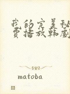 我的完美秘书免费播放韩剧